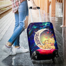 Winnie The Pooh Love You To The Moon Galaxy Luggage Cover Suitcase Protector Nearkii