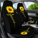 Best Sunflowers Jesus Premium Custom Car Seat Covers Decor Protector Nearkii