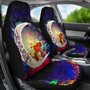 Pikachu Mimikyu Cute Love You To The Moon Galaxy Love You To The Moon Galaxy Car Seat Covers