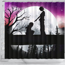 My Hero Academia Moon Night Shower Curtain Nearkii