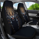 Angry Leopard Premium Custom Car Seat Covers Decor Protector Nearkii