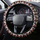 Cute Kamado Nezuko Demon Slayer Anime Car Steering Wheel Cover 1 Nearkii