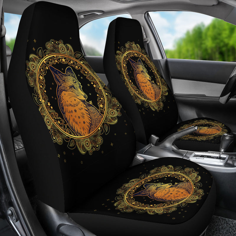 Fox Mandala Premium Custom Car Seat Covers Decor Protectors Nearkii