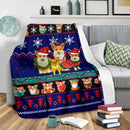 Corgi Christmas Blanket Amazing Gift Idea Nearkii