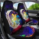 Simpsons Family Love You To The Moon Galaxy Premium Custom Car Seat Covers Decor Protectors Nearkii