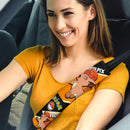 Vulpix car seat belt covers Anime Pokemon Custom Car Accessories Nearkii