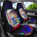 Cute Stitch Frog Icecream Love You To The Moon Galaxy Premium Custom Car Seat Covers Decor Protectors Nearkii
