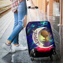 Baby Groot Love You To The Moon Galaxy Luggage Cover Suitcase Protector Nearkii
