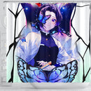 Shinobu Sky Demon Slayer Butterfly Shower Curtain Nearkii