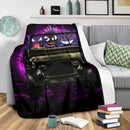 Gengar Pokemon Ghost Halloween Moonlight Jeep Funny Premium Blanket Nearkii