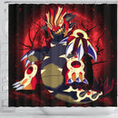Pokemon Mega Proudon Moonlight Shower Curtain Nearkii