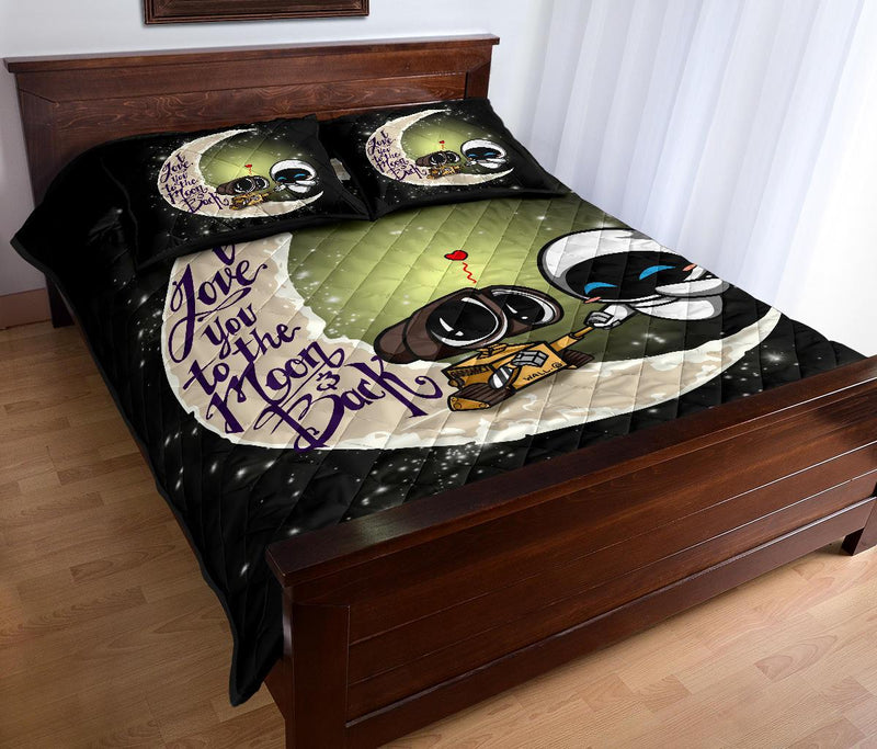 Wall E Couple To The Moon Quilt Bed Sets Nearkii