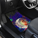 Cute Bull Dog Love You To The Moon Galaxy Car Floor Mats Car Accessories Nearkii