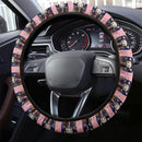 Chipi Cat Kamado Nezuko Demon Slayer Anime Car Steering Wheel Cover 1 Nearkii
