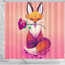 Cute Fox Shower Curtain Nearkii