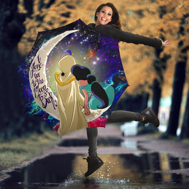Aladin Couple Love You To The Moon Galaxy Umbrella Nearkii