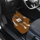 M&M's Candy Ice Cream Cones Chocolate Brown Art Car Floor Mats Funny Gift Idea Nearkii