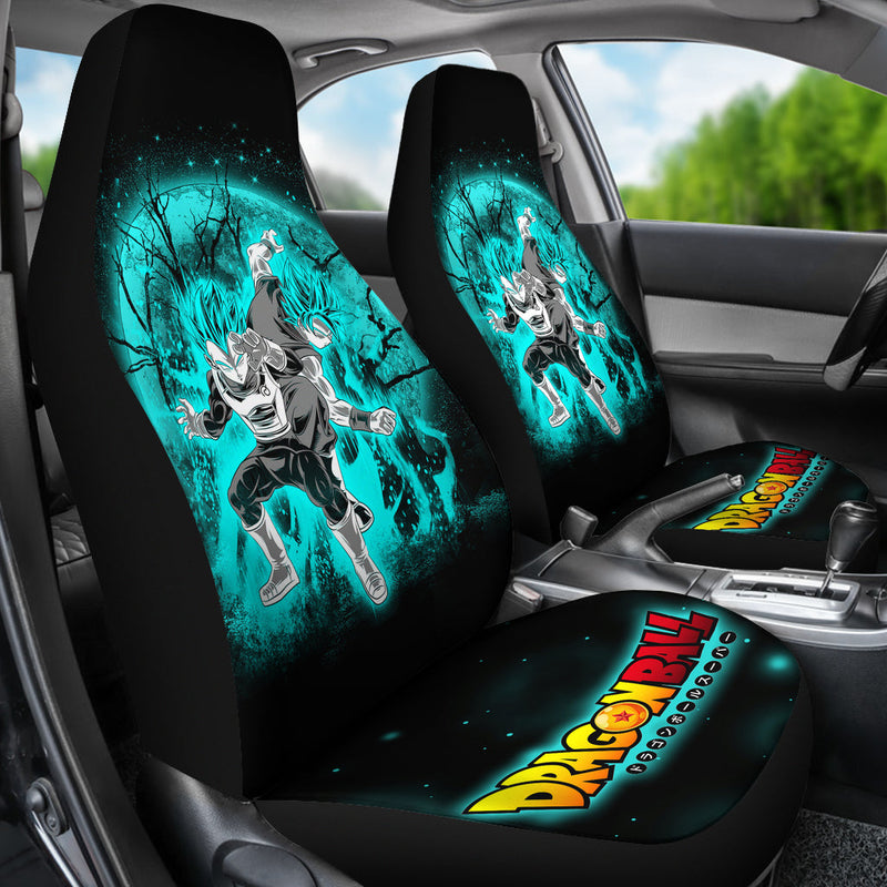 Goku Vegeta Moonlight Premium Custom Car Seat Covers Decor Protectors Nearkii