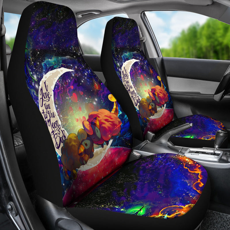 Mareep Pokemon Love You To The Moon Galaxy Premium Custom Car Seat Covers Decor Protectors Nearkii
