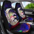 Jujutsu Kaisen Gojo Sakuna Chibi Anime Love You To The Moon Galaxy Car Seat Covers