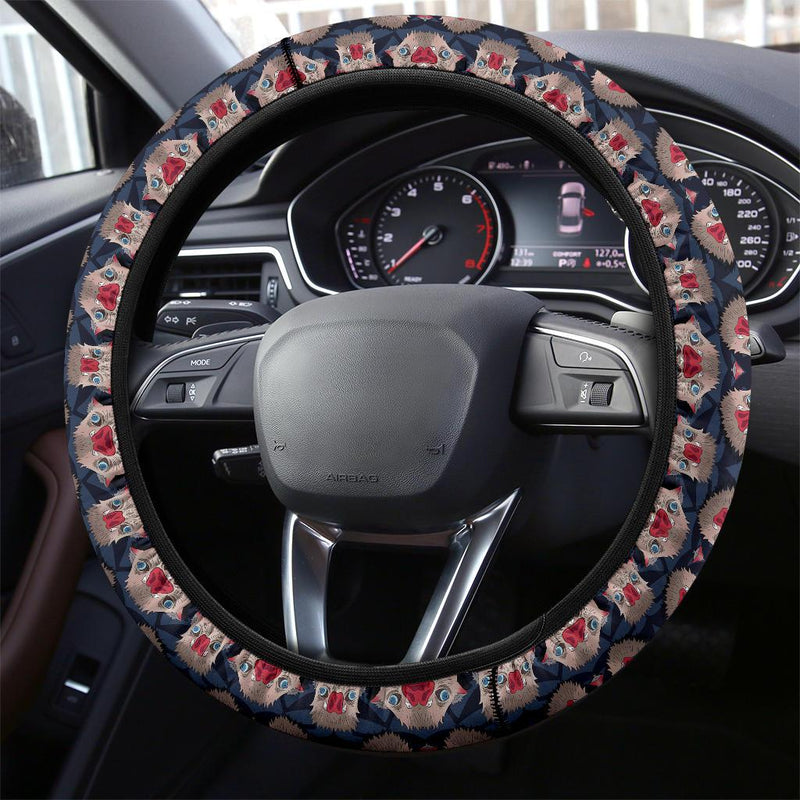 Hashibira Inosuke Demon Slayer Anime Car Steering Wheel Cover 5 Nearkii