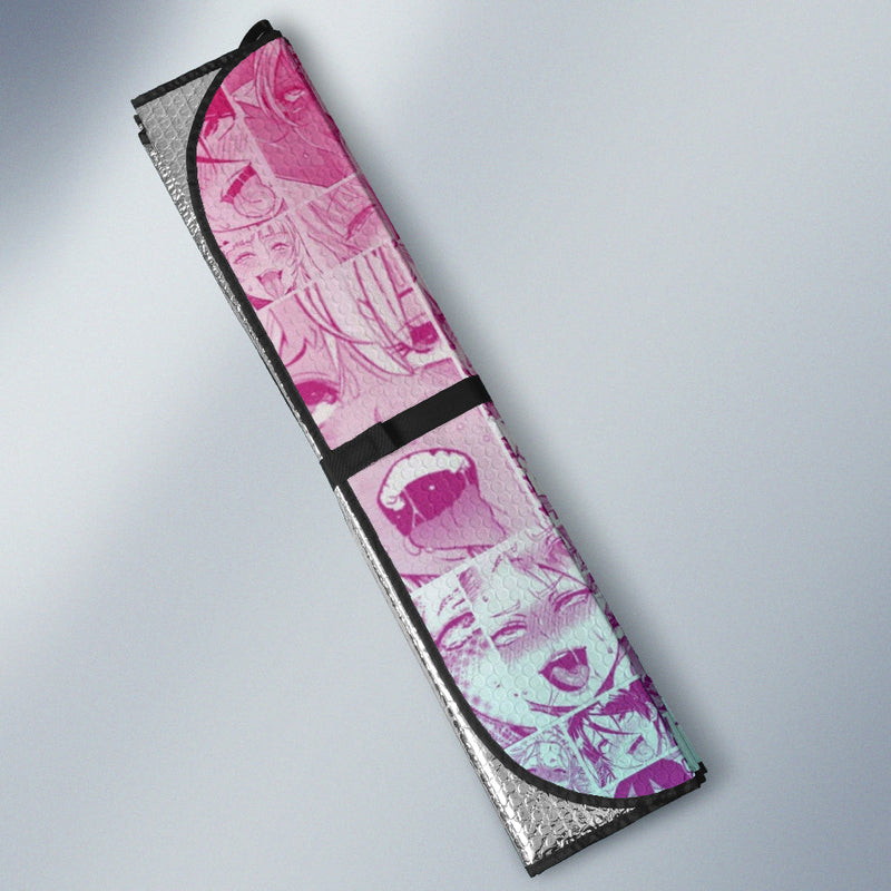Ahegao Girls Car Auto Sunshades Nearkii