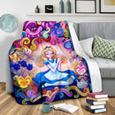 Alice In Wonderland Premium Blanket Nearkii