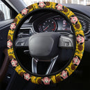 Anya Spy X Family Sunflower Zipper Car Steering Wheel Cover Nearkii