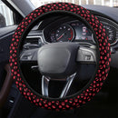 Halloween Vampire Red Funny Clips Premium Car Steering Wheel Cover Nearkii