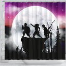 Demon Slayer Kimetsu No Yaiba Moonnight Shower Curtain Nearkii