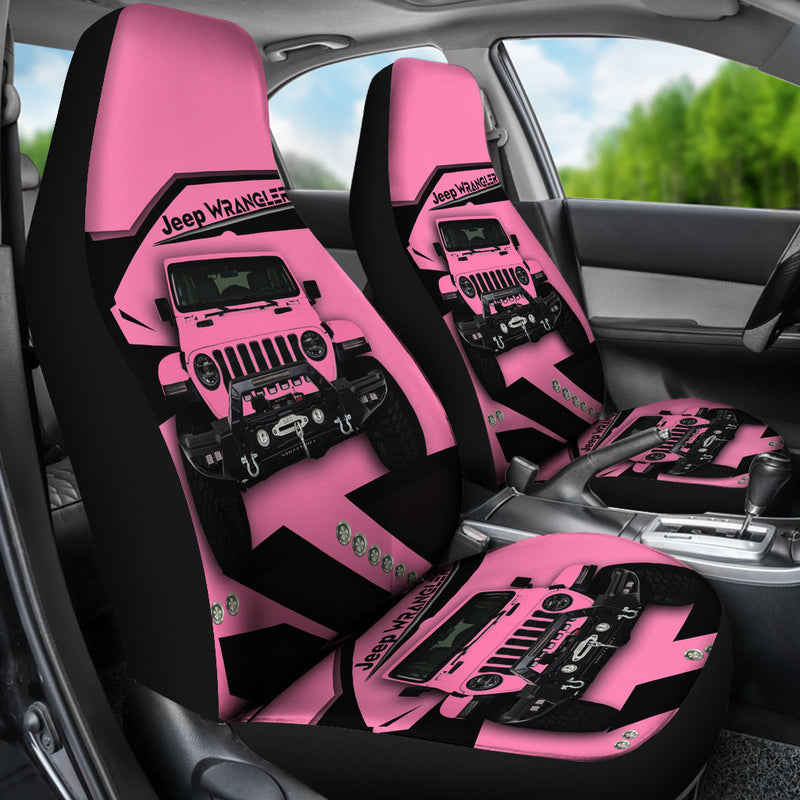 Pink Jeep Premium Custom Car Seat Covers Decor Protectors Nearkii