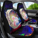 Ram And Rem Rezero Love You To The Moon Galaxy Car Seat Covers
