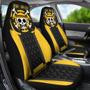 One Piece Skull Yellow Premium Persionalized Car Premium Custom Car Seat Covers Decor Protectors Nearkii