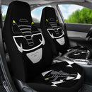 Mighty Morphin Power Rangers Black Premium Custom Car Seat Covers Decor Protectors Nearkii