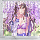 Sexy Anime Girl Under Tree Shower Curtain Nearkii