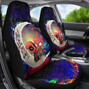 Spiderman And Deadpool Couple Love You To The Moon Galaxy Car Seat Covers