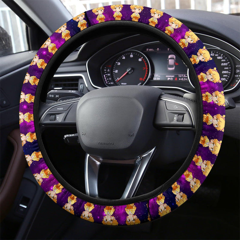 Agatsuma Zenitsu Demon Slayer Anime Premium Custom Car Steering Wheel Cover 2 Nearkii