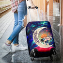 Bokuhina Love You To The Moon Galaxy Luggage Cover Suitcase Protector Nearkii
