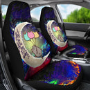 Pusheen Cat Love You To The Moon Galaxy Car Seat Covers