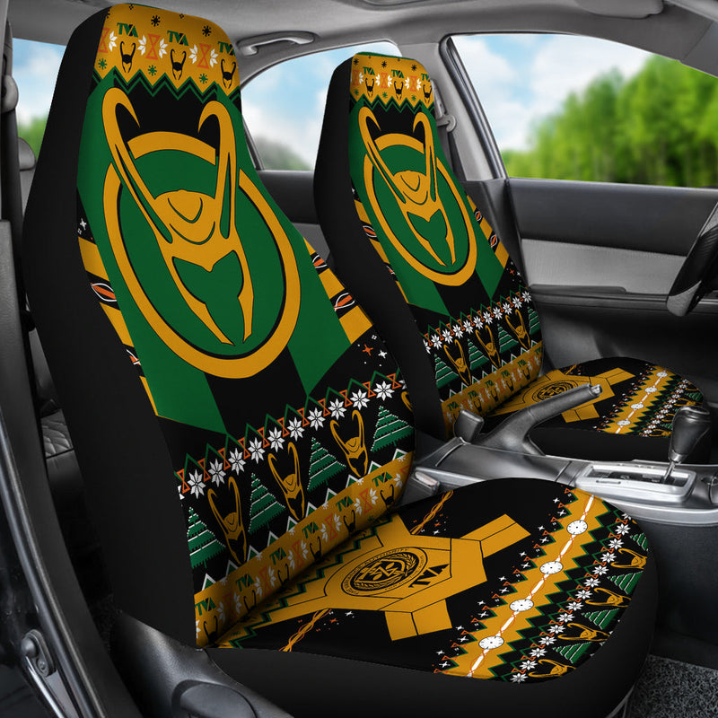 Loki Christmas Premium Custom Car Seat Covers Decor Protectors Nearkii