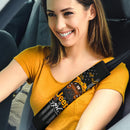 Halloween American Flag Orange Jeep Girl Car Seat Belt Cover Custom Car Accessories Nearkii