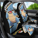 Blastoise Car Seat Covers Custom Anime Pokemon Car Accessories Nearkii