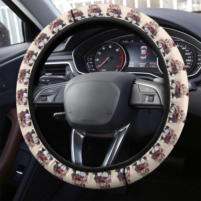 Chipi Doma Demon Slayer Anime Car Steering Wheel Cover 1 Nearkii