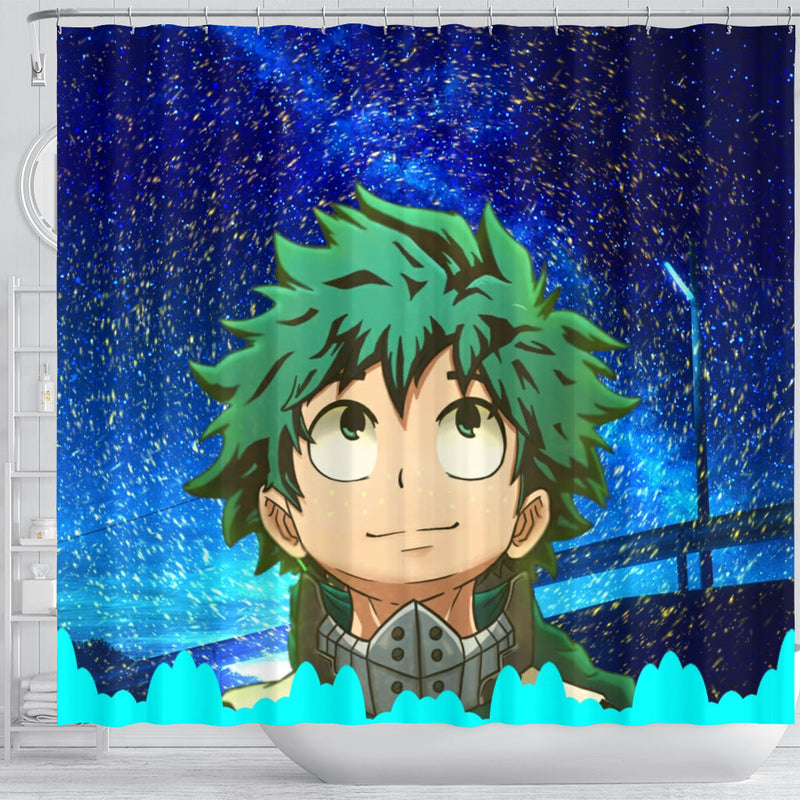 Deku Anime Shower Curtain Nearkii