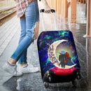 Jack And Sally Nightmare Before Christmas Love You To The Moon Galaxy Luggage Cover Suitcase Protector Nearkii