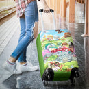 Chibi Ghibli Studio Luggage Cover Suitcase Protector Nearkii