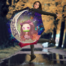 Nezuko Demon Slayer Love You To The Moon Galaxy Umbrella Nearkii