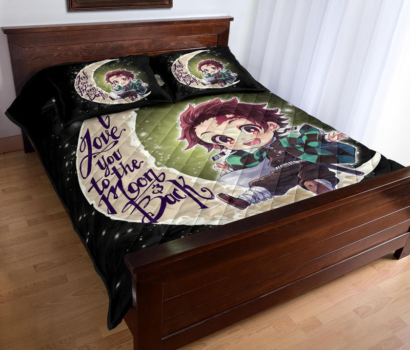 Demon Slayer Cute Anime Quilt Bed Sets Nearkii