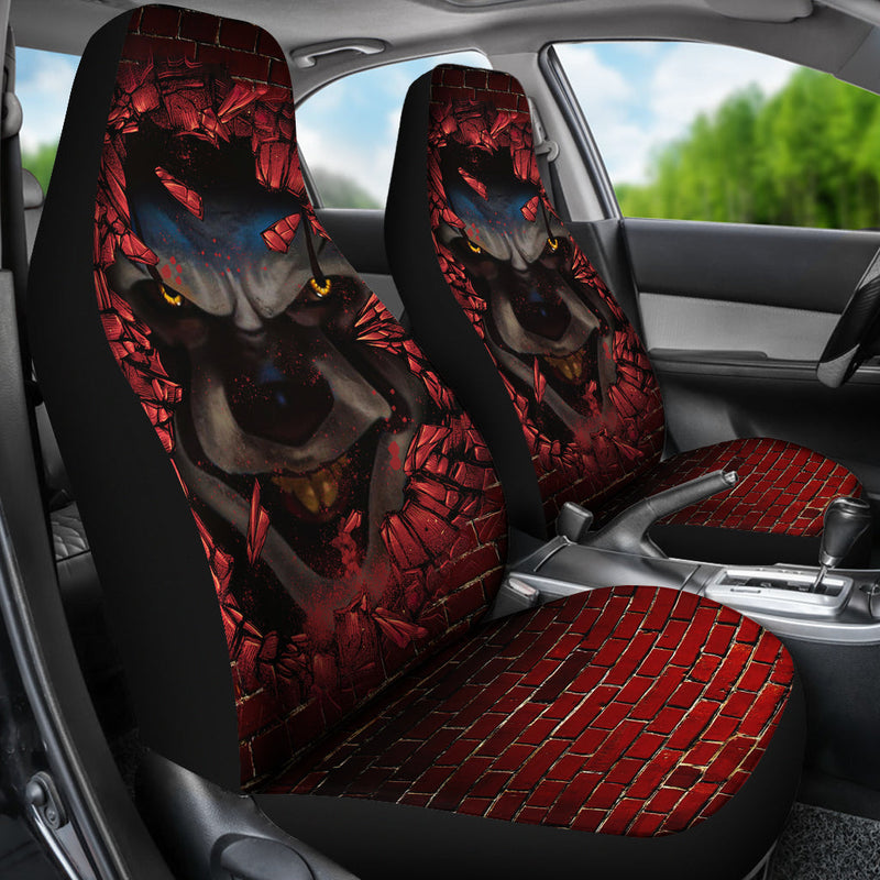 Pennywise Horror Break Wall Car Seat Covers Nearkii