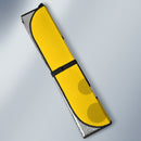 Yellow Slight Surprised Cartoon Eyes Car Auto Sunshades Nearkii